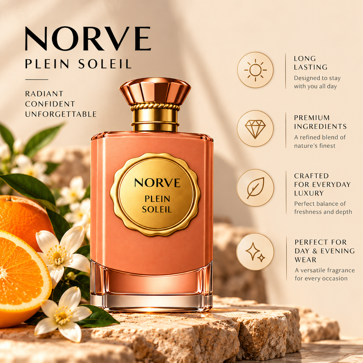 NORVE PLEIN SOLEIL | Eau de Parfum | 100ML